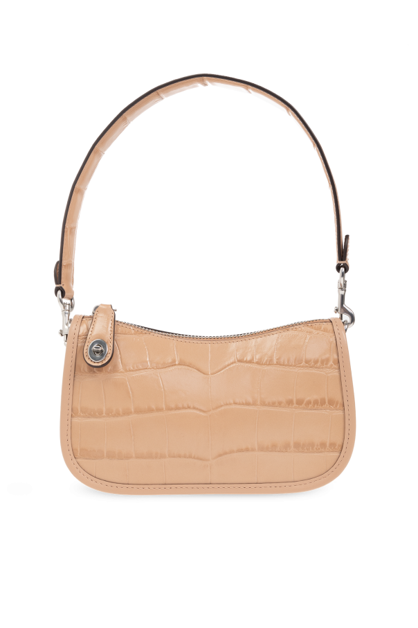 Beige ‘swinger 20 Shoulder Bag Coach Vitkac Gb 9950